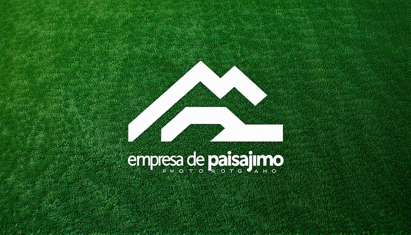Logo de una empresa de paisajismo
